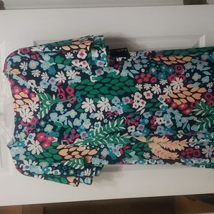 Floral short sleeve dress